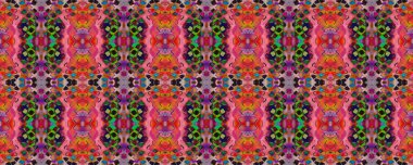 Suluboya Etnik Tasarım. 