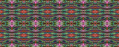 Suluboya Etnik Tasarım. 