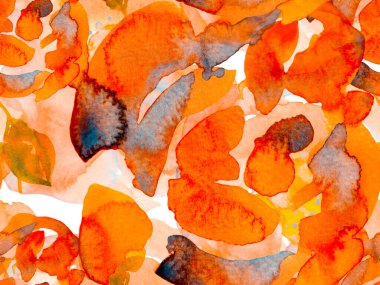 Suluboya Tertemiz Desen 'i Bırakıyor.