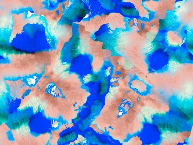 Suluboya kusursuz desen.