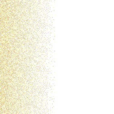 İzole edilmiş altın toz parçacıkları.