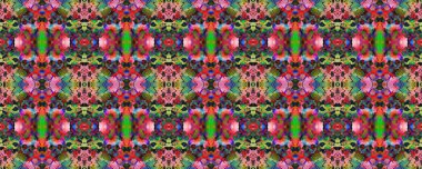 Suluboya Etnik Tasarım. 