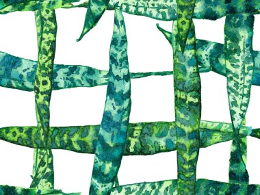 Suluboya Tertemiz Desen 'i Bırakıyor.