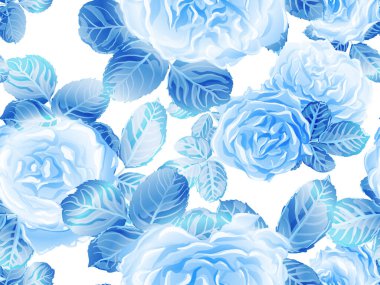 Vektör Gül Arkaplanı.