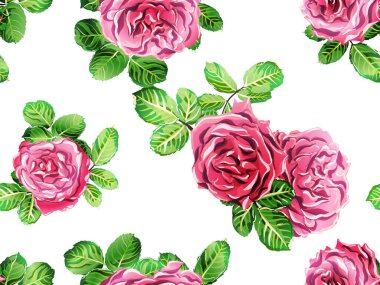 Vektör Gül Arkaplanı.