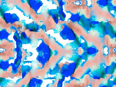 Suluboya kusursuz desen.