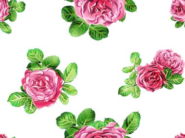 Vektör Gül Arkaplanı.