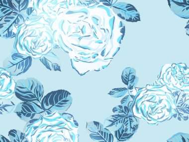 Vektör Gül Arkaplanı.