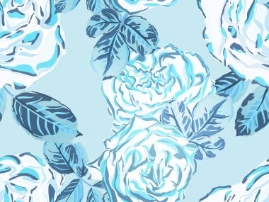 Vektör Gül Arkaplanı.