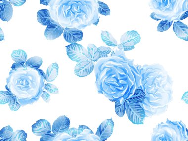 Vektör Gül Arkaplanı.