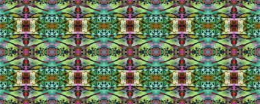 Suluboya Etnik Tasarım. 