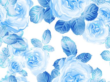 Vektör Gül Arkaplanı.