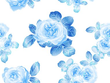 Vektör Gül Arkaplanı.