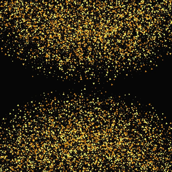 Изолированные частицы золотой пыли. — стоковый вектор