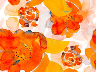 Suluboya Tertemiz Desen 'i Bırakıyor.