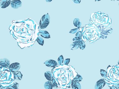 Vektör Gül Arkaplanı.