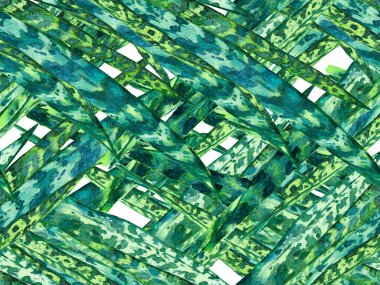 Suluboya Tertemiz Desen 'i Bırakıyor.