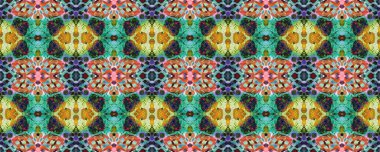 Suluboya Etnik Tasarım. 