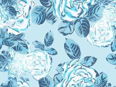 Vektör Gül Arkaplanı.