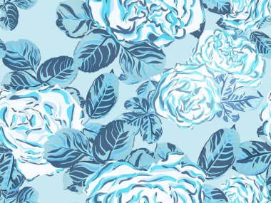 Vektör Gül Arkaplanı.