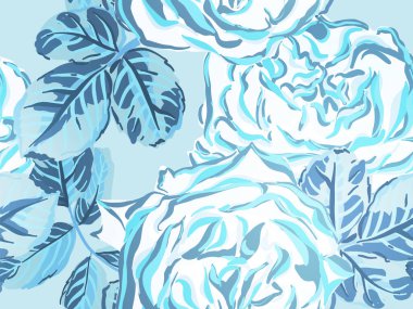 Vektör Gül Arkaplanı.