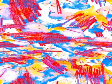 Suluboya kusursuz desen.