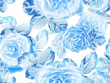 Vektör Gül Arkaplanı.