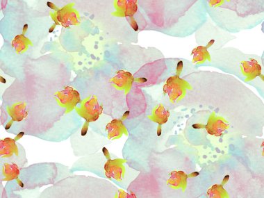 Suluboya Tertemiz Desen 'i Bırakıyor.