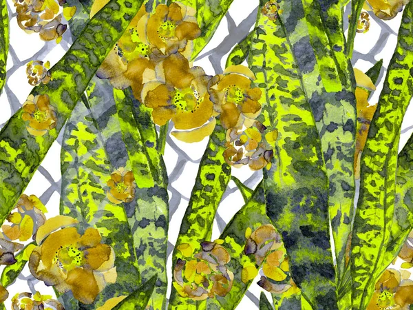 Leaves Seamless Pattern. — Stock Photo, Image