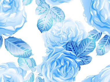 Vektör Gül Arkaplanı.