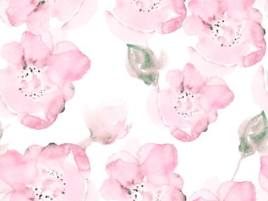 Suluboya Tertemiz Desen 'i Bırakıyor.