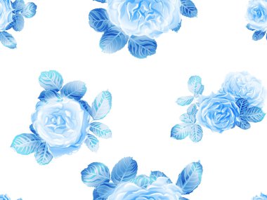 Vektör Gül Arkaplanı.