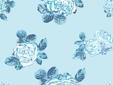 Vektör Gül Arkaplanı.