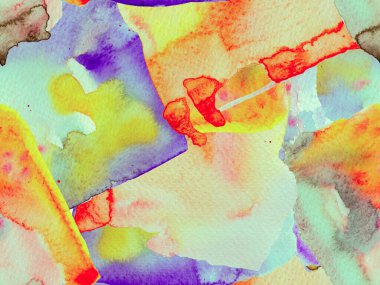 Suluboya kusursuz desen.