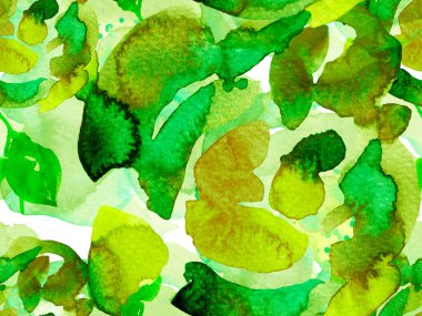 Suluboya Tertemiz Desen 'i Bırakıyor.