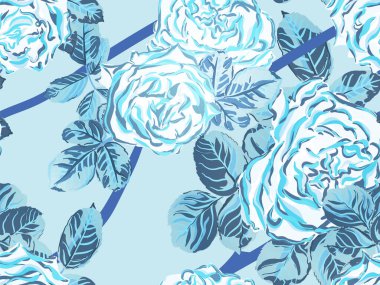 Vektör Gül Arkaplanı.