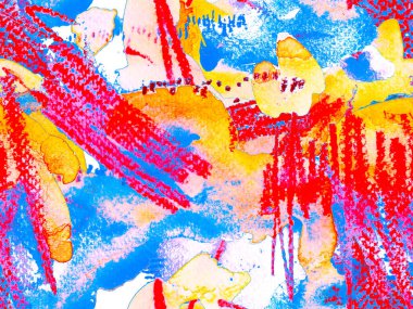 Suluboya kusursuz desen.