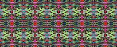 Suluboya Etnik Tasarım. 