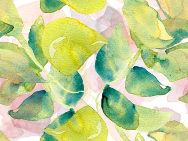 Suluboya Tertemiz Desen 'i Bırakıyor.