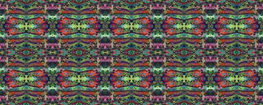 Suluboya Etnik Tasarım. 