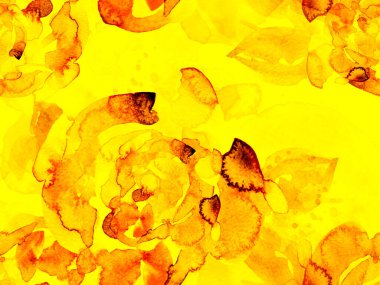 Suluboya Tertemiz Desen 'i Bırakıyor.