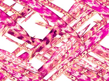 Suluboya Tertemiz Desen 'i Bırakıyor.