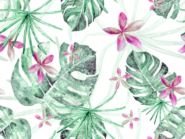 Orchid Seamless Pattern. — Stock Photo, Image