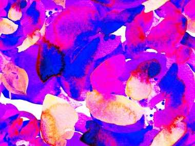 Suluboya Tertemiz Desen 'i Bırakıyor.