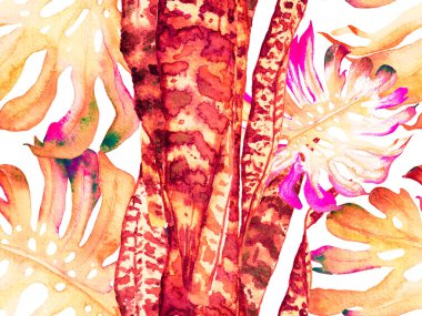 Suluboya Tertemiz Desen 'i Bırakıyor.