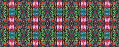 Suluboya Etnik Tasarım. 