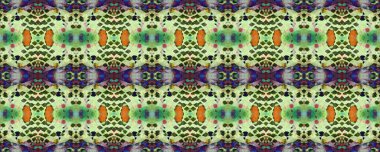 Suluboya Etnik Tasarım. 