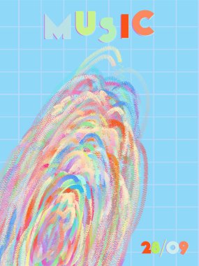 Müzik festivali arka planı.