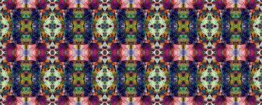 Suluboya Etnik Tasarım. 