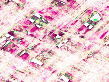 Suluboya Tertemiz Desen 'i Bırakıyor.